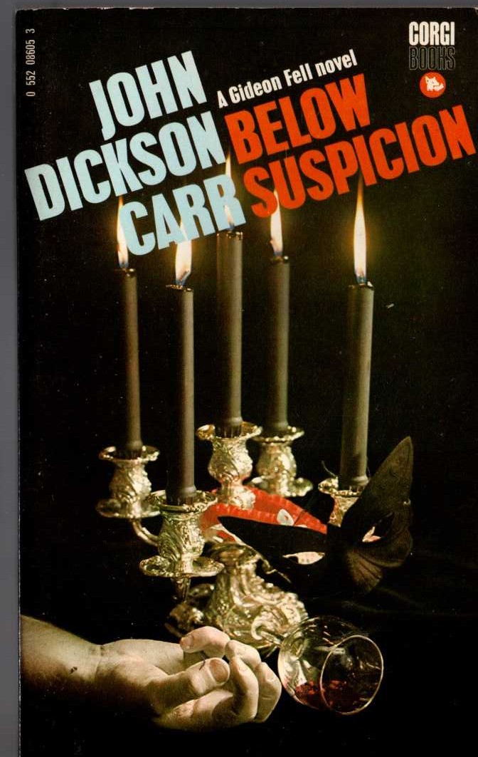 John Dickson Carr  BELOW SUSPICION front book cover image