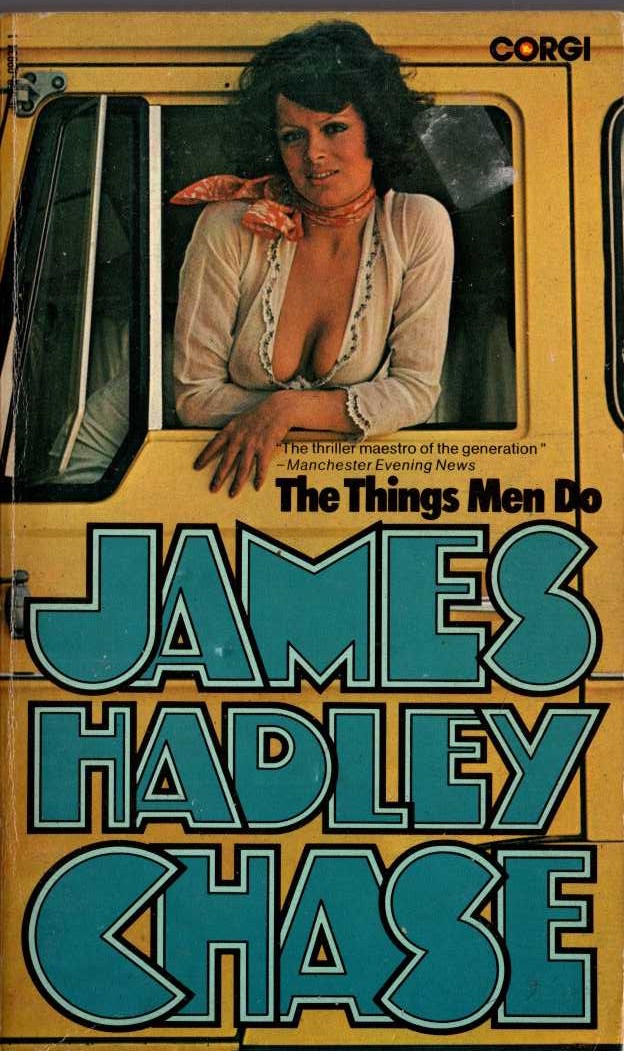 James Hadley Chase  THE THINGS MEN DO front book cover image