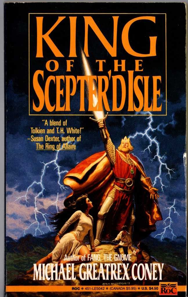 Michael Coney  KING OF THE SECPTER'D ISLE front book cover image