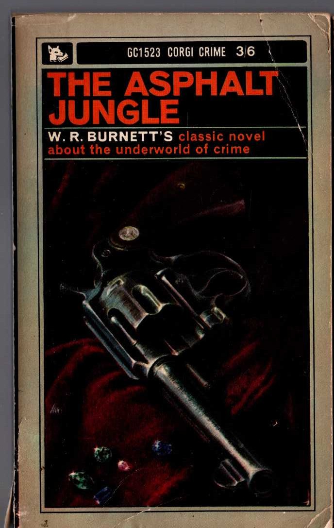 W.R. Burnett  THE ASPHALT JUNGLE front book cover image