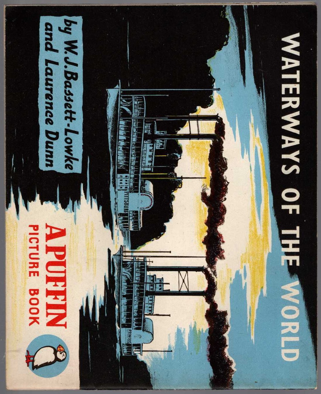 WATERWAYS OF THE WORLD magnified rear book cover image