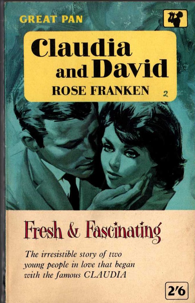 Rose Franken  CLAUDIA AND DAVID front book cover image