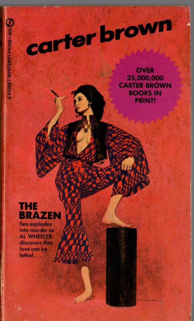 Carter Brown  THE BRAZEN front book cover image