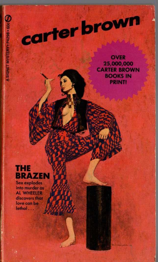 Carter Brown  THE BRAZEN front book cover image