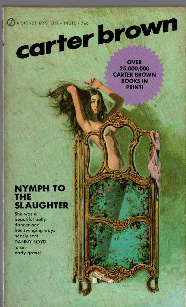 Carter Brown  NYMPH TO THE SLAUGHTER front book cover image