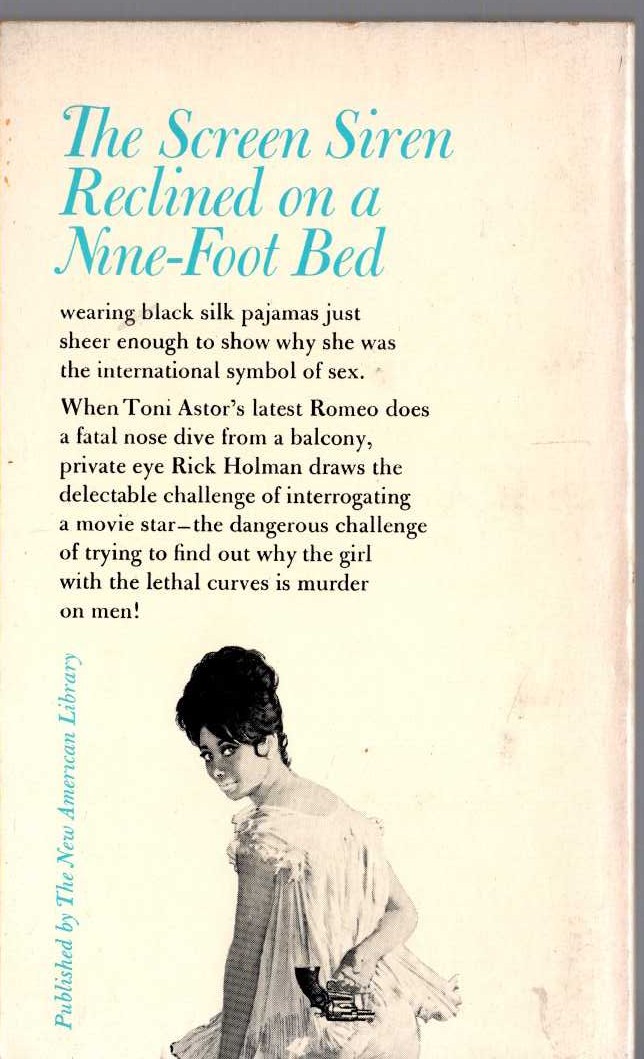 Carter Brown  THE WIND-UP DOLL magnified rear book cover image