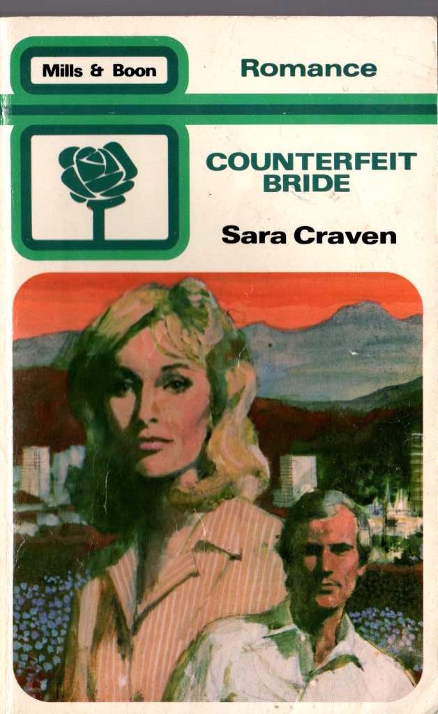 Sara Craven  COUNTERFEIT BRIDE front book cover image