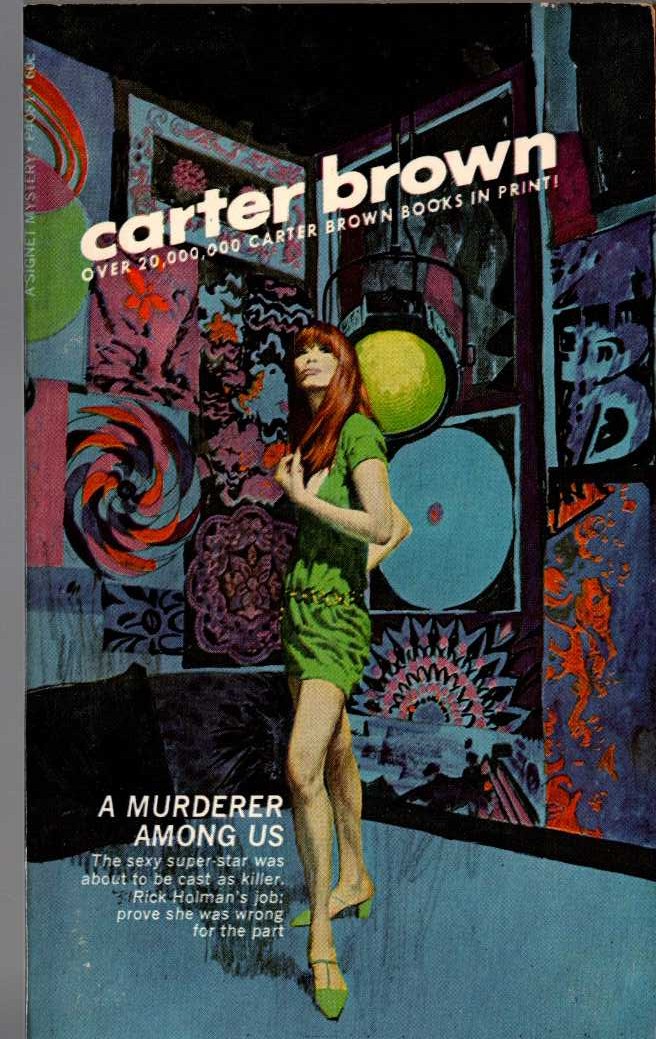 Carter Brown  A MURDERER AMONG US front book cover image