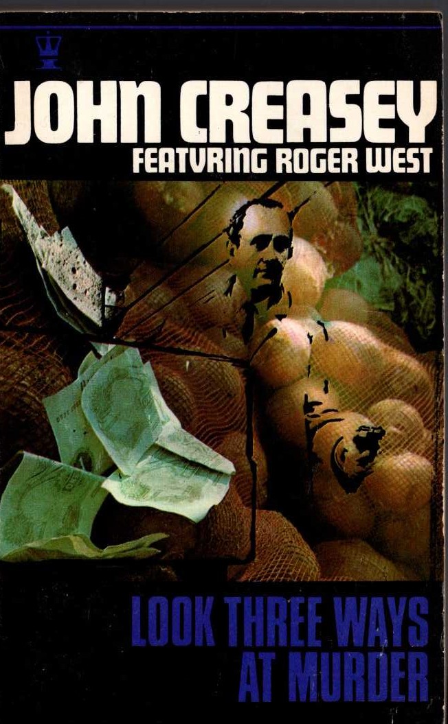 John Creasey  LOOK THREE WAYS AT MURDER front book cover image