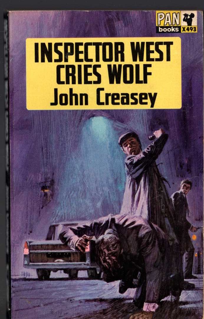 John Creasey  INSPECTOR WEST CRIES WOLF front book cover image