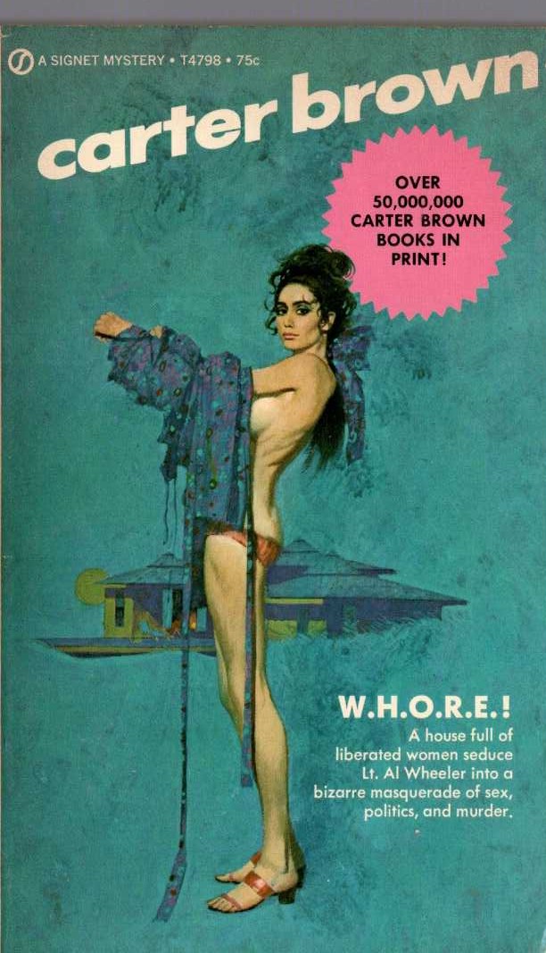 Carter Brown  W.H.O.R.E.! front book cover image