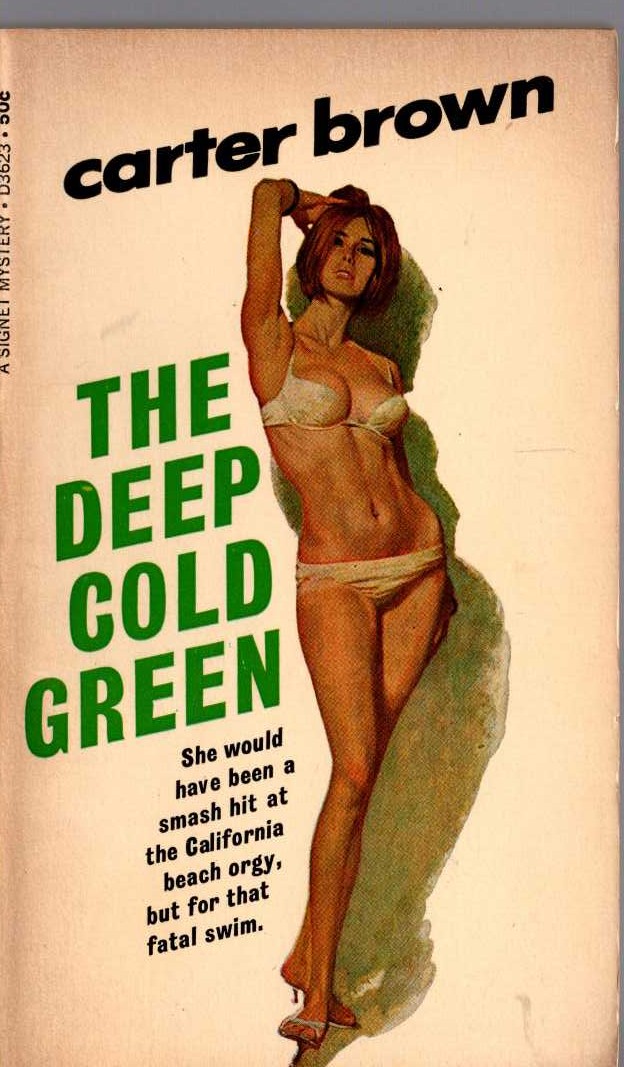 Carter Brown  THE DEEP COLD GREEN front book cover image