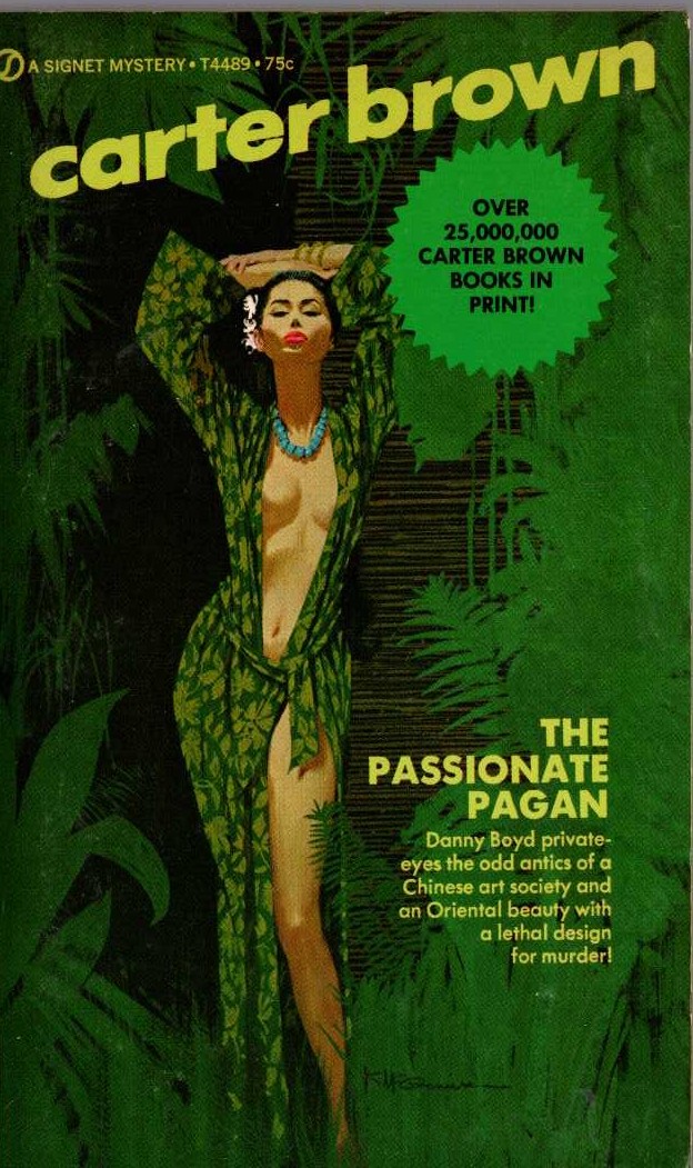 Carter Brown  THE PASSIONATE PAGAN front book cover image
