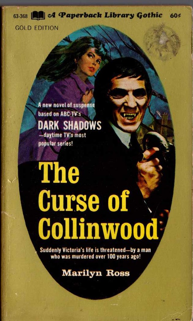 Marilyn Ross  THE CURSE OF COLLINWOOD front book cover image