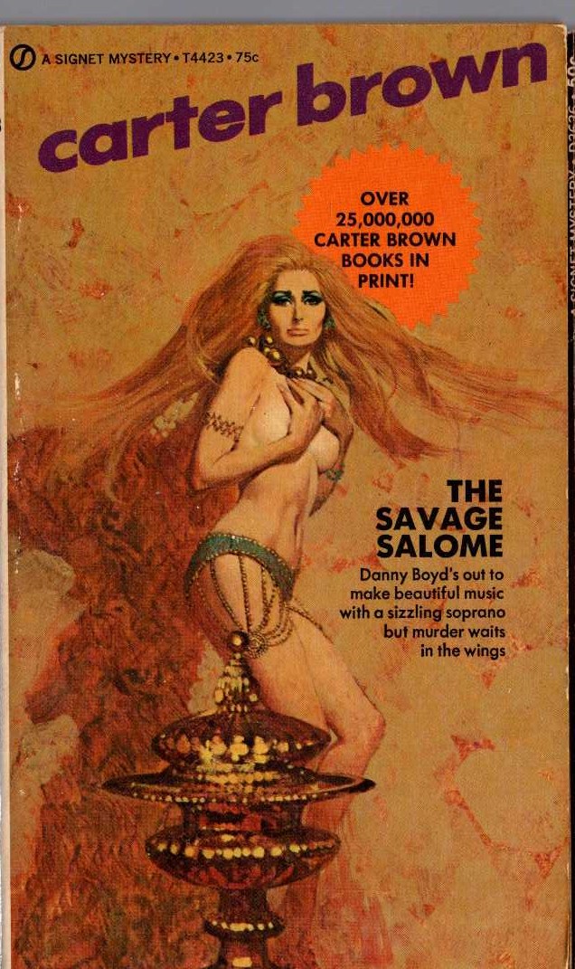 Carter Brown  THE SAVAGE SALOME front book cover image