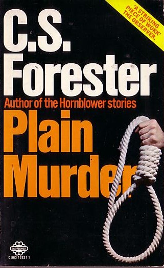 C.S. Forester  PLAIN MURDER front book cover image