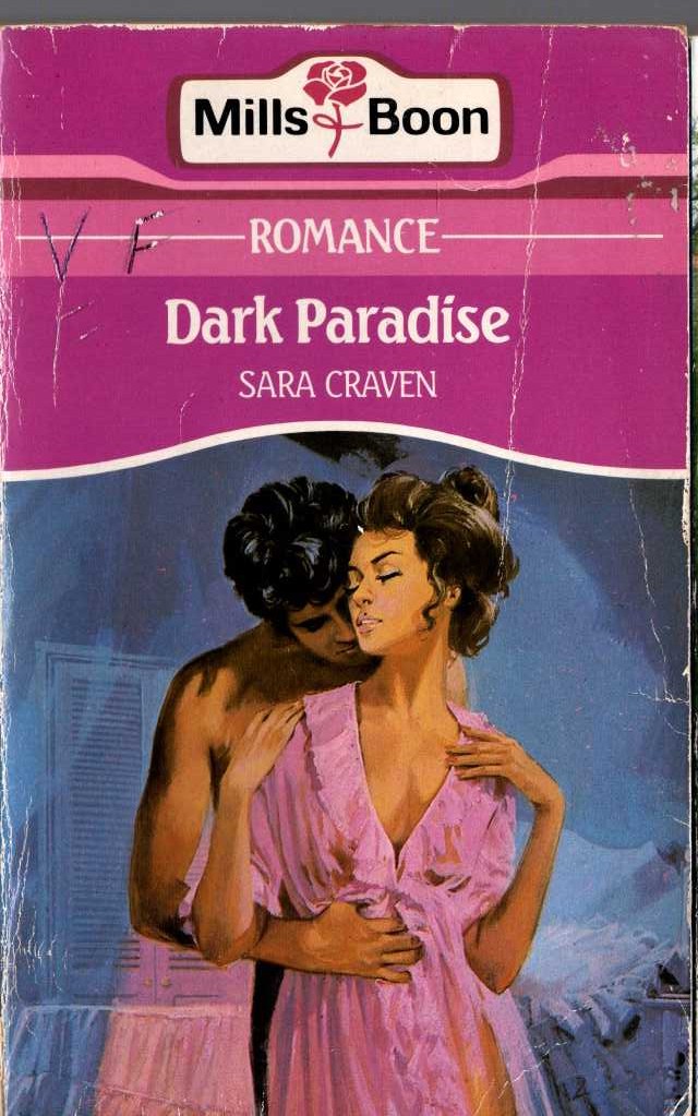 Sara Craven  DARK PARADISE front book cover image