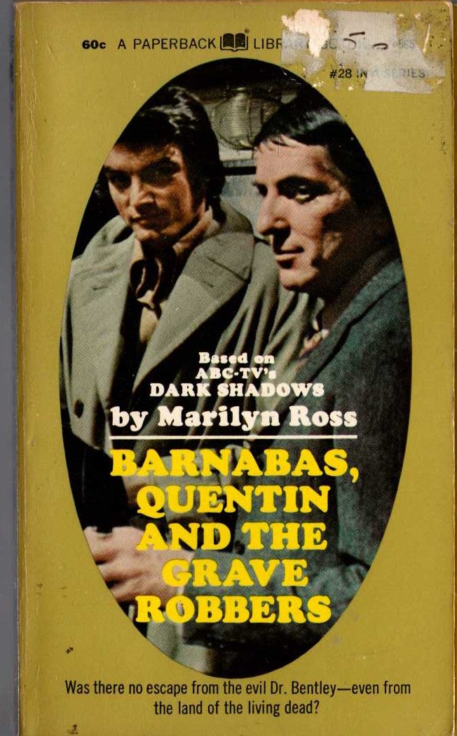 Marilyn Ross  BARNABAS, QUENTIN AND THE GRAVE ROBBERS front book cover image