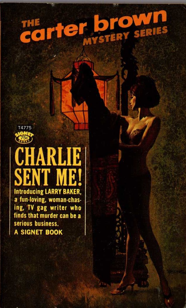 Carter Brown  CHARLIE SENT ME! front book cover image