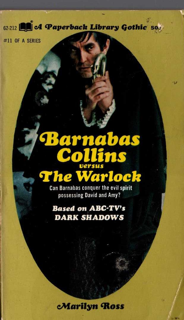 Marilyn Ross  BARNABAS COLLINS VERSUS WARLOCK front book cover image