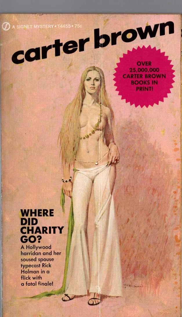 Carter Brown  WHERE DID CHARITY GO? front book cover image