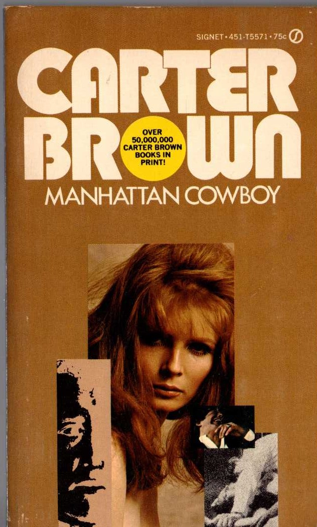 Carter Brown  MANHATTAN COWBOY front book cover image