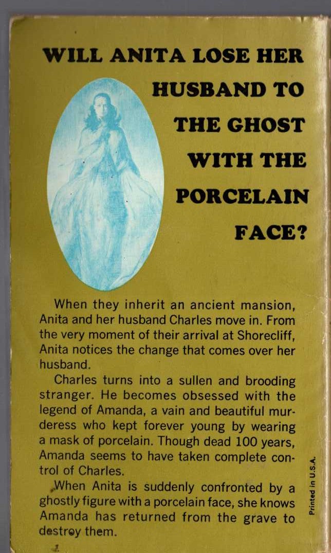 Marilyn Ross  SHORECLIFF magnified rear book cover image