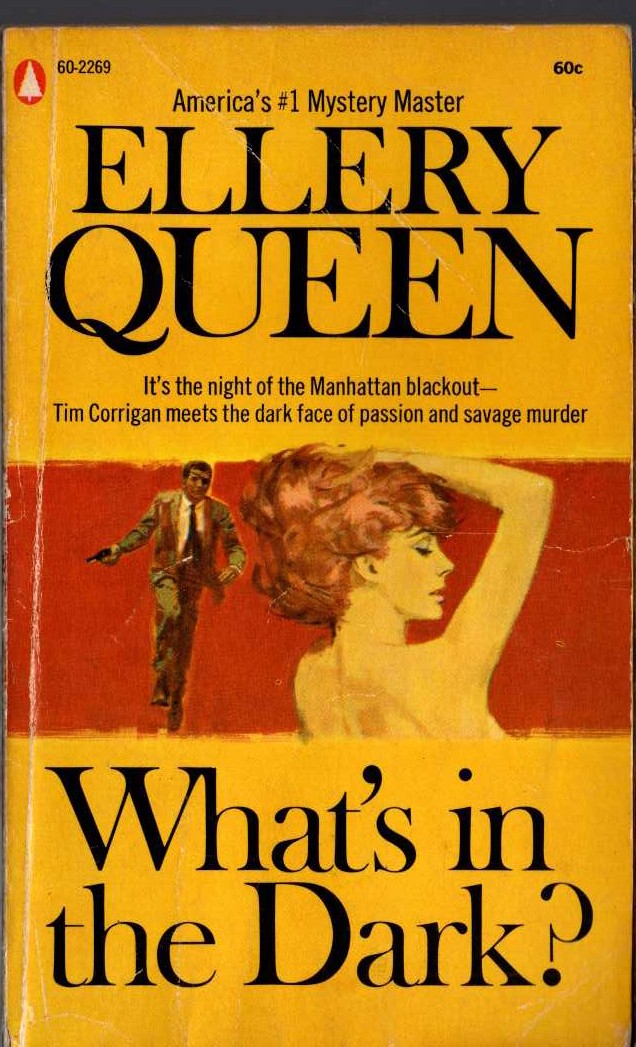 Ellery Queen  WHAT'S IN THE DARK front book cover image