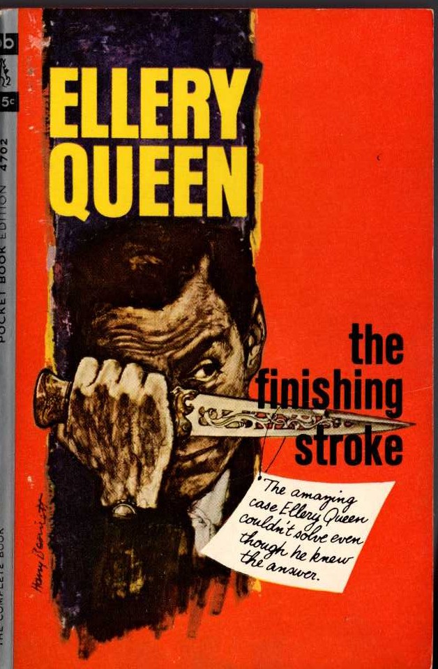 Ellery Queen  THE FINISHING STROKE front book cover image