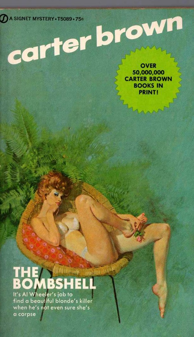 Carter Brown  THE BOMBSHELL front book cover image