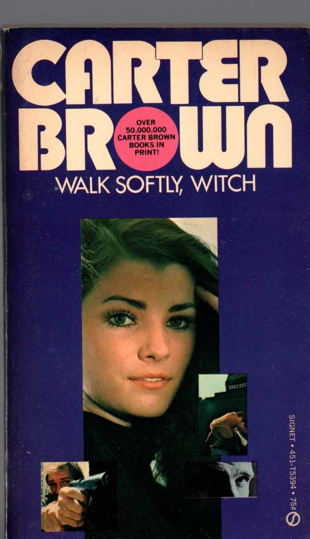 Carter Brown  WALK SOFTLY, WITCH front book cover image