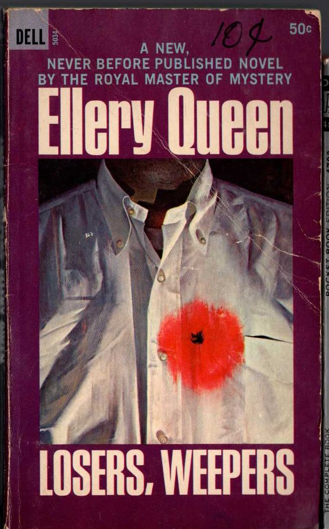 Ellery Queen  LOSERS, WEEPERS front book cover image