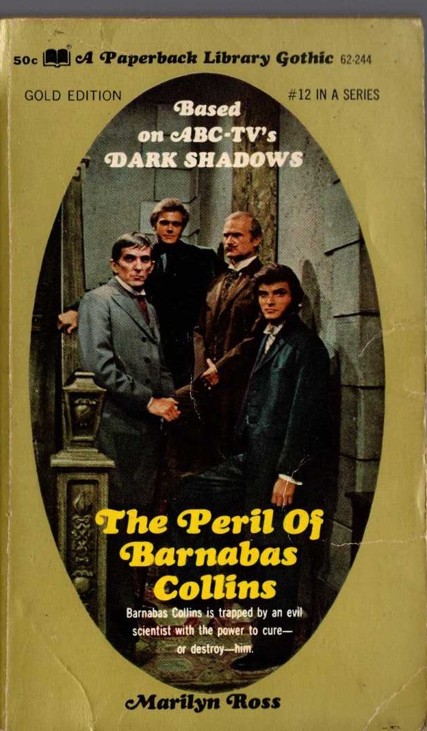 Marilyn Ross  THE PERIL OF BARNABAS COLLINS front book cover image