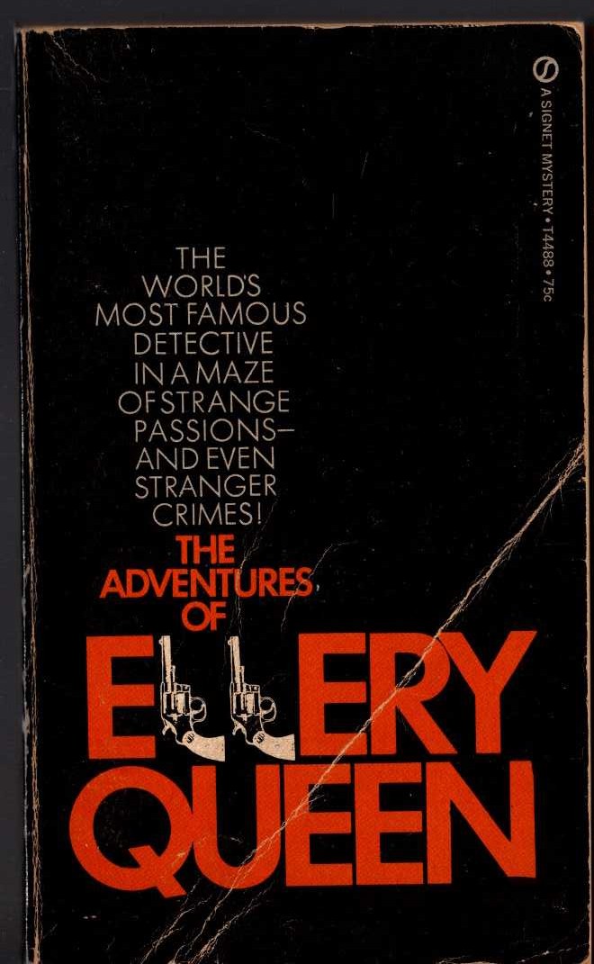Ellery Queen  THE ADVENTURES OF ELLERY QUEEN front book cover image