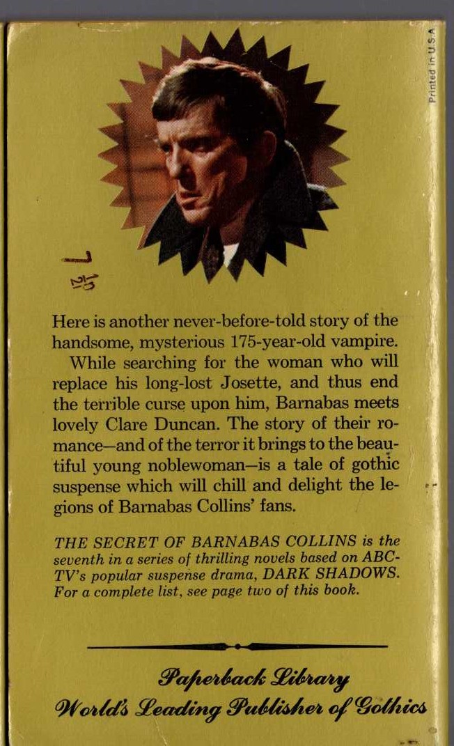John Bude  THE LAKE DISTRICT MURDER magnified rear book cover image