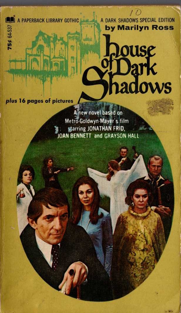 Marilyn Ross  HOUSE OF DARK SHADOWS front book cover image