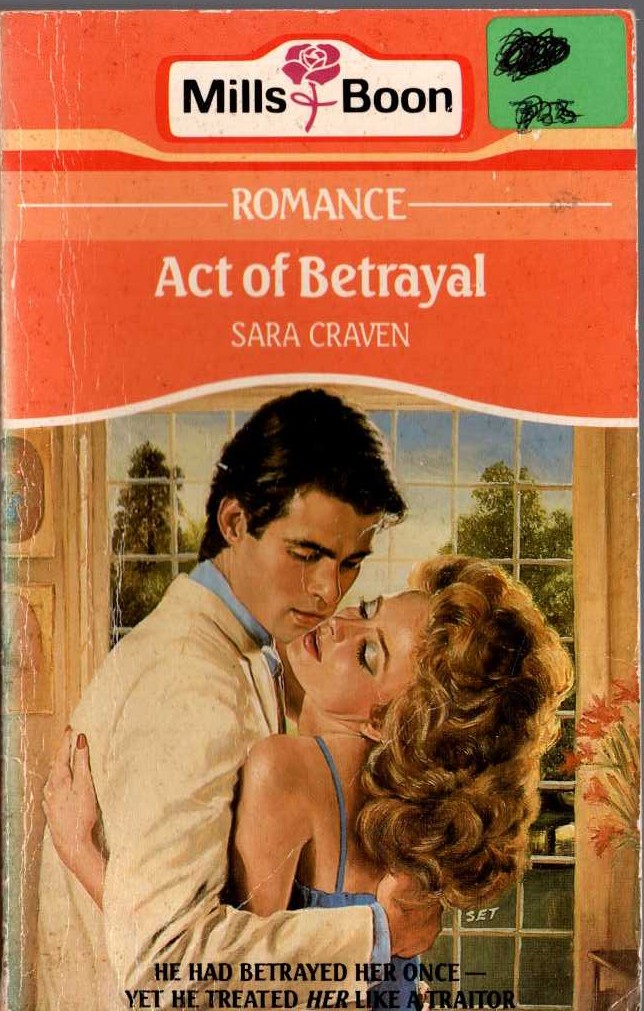 Sara Craven  ACT OF BETRAYAL front book cover image