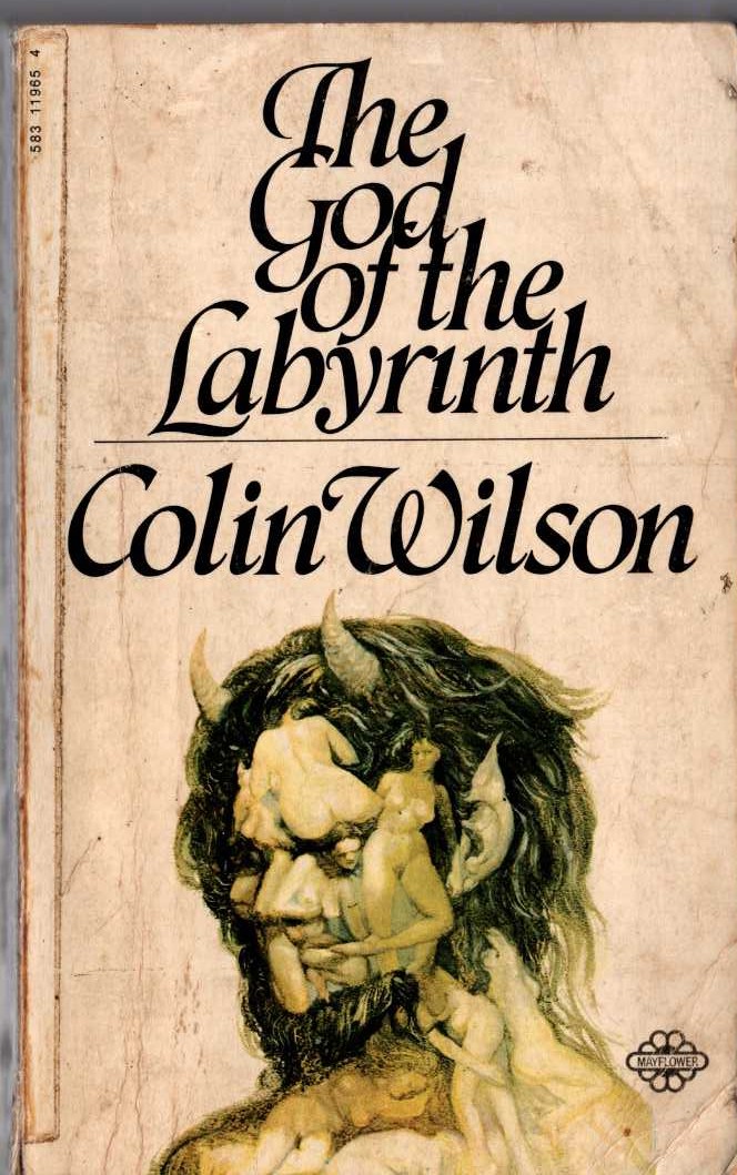 Colin Wilson  THE GOD OF THE LABYRINTH front book cover image