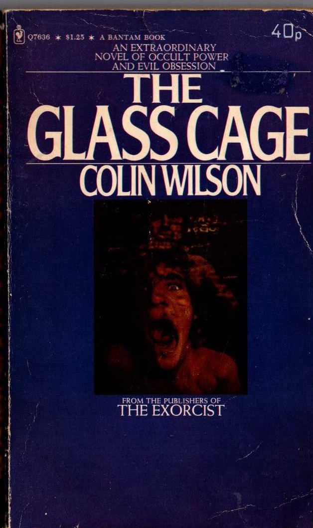 Colin Wilson  THE GLASS CAGE front book cover image