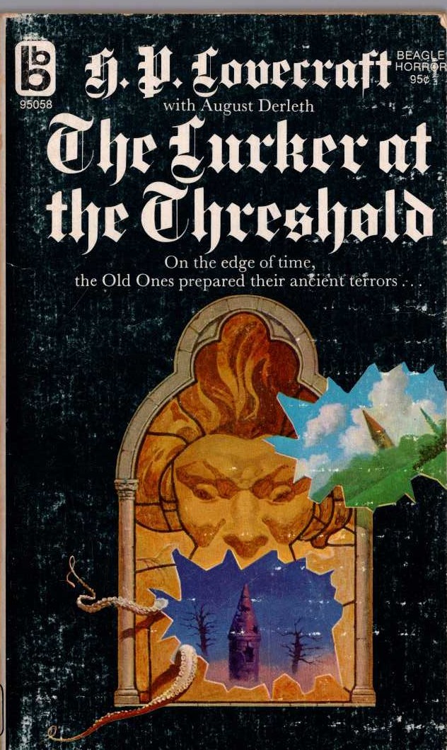 (H.P.Lovecraft & August Derleth) THE LURKER AT THE THRESHOLD front book cover image