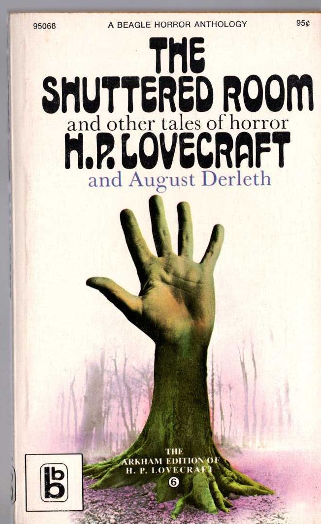 H.P. Lovecraft  THE SHUTTERED ROOM and other tales of horror front book cover image