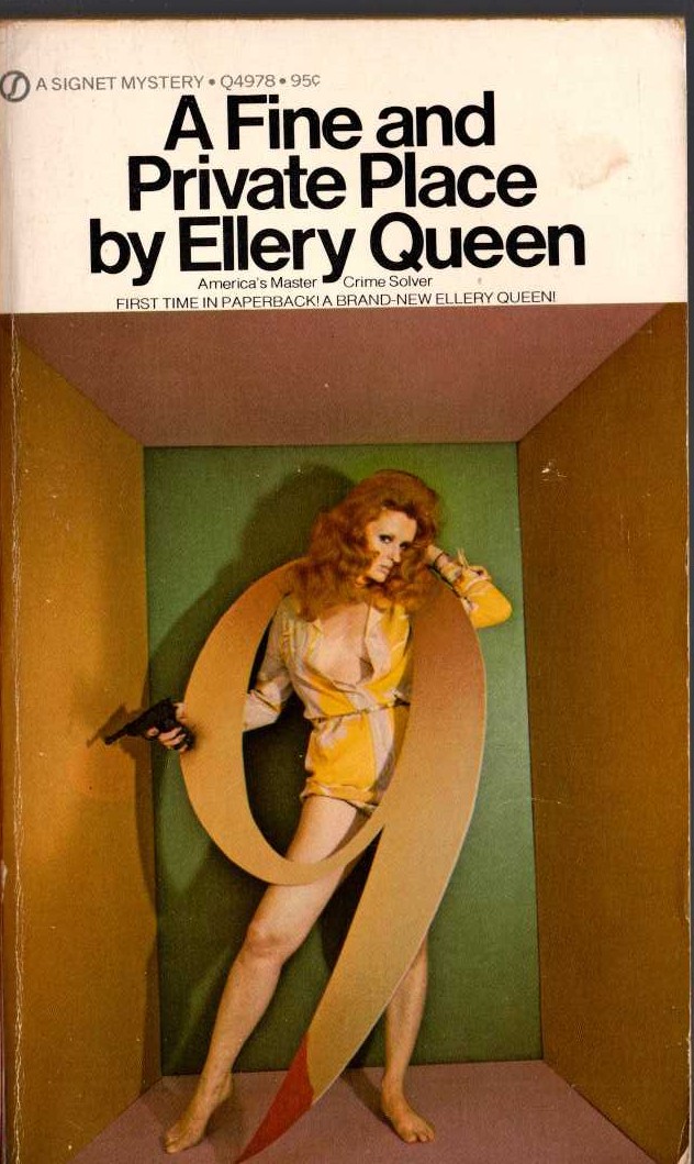 Ellery Queen  A FINE AND PRIVATE PLACE front book cover image