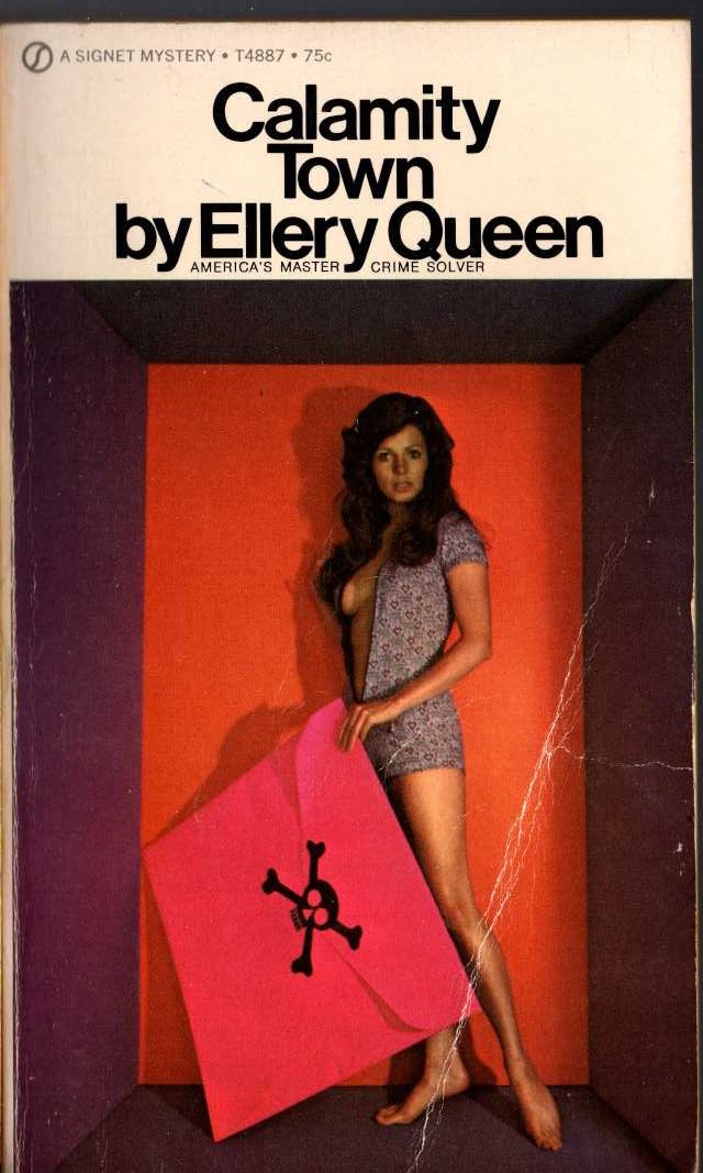Ellery Queen  CALAMITY TOWN front book cover image