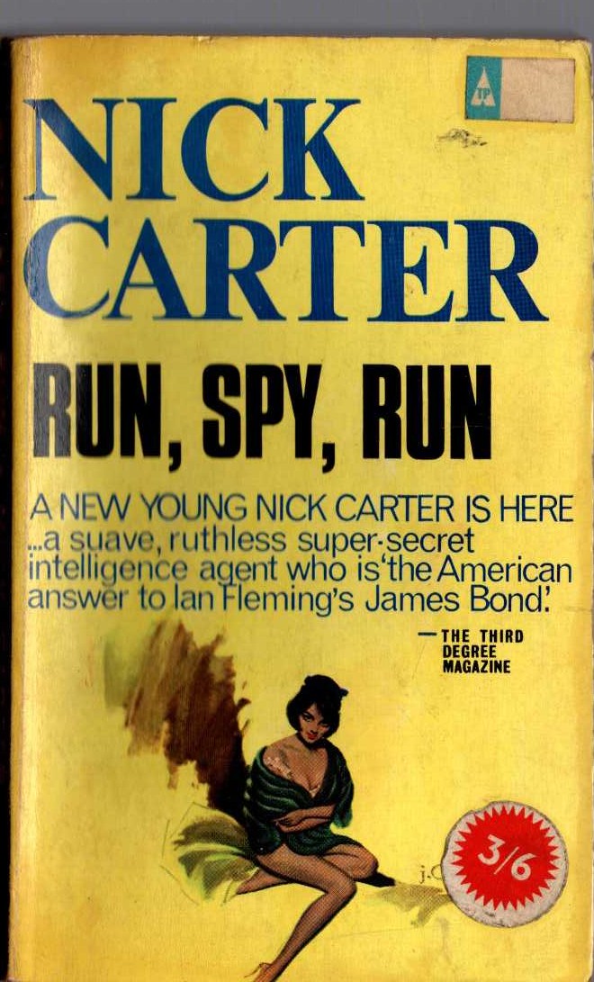 Nick Carter  RUN, SPY, RUN front book cover image