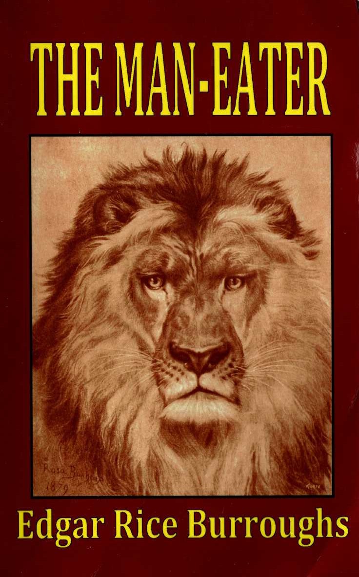 Edgar Rice Burroughs  THE MAN-EATER front book cover image