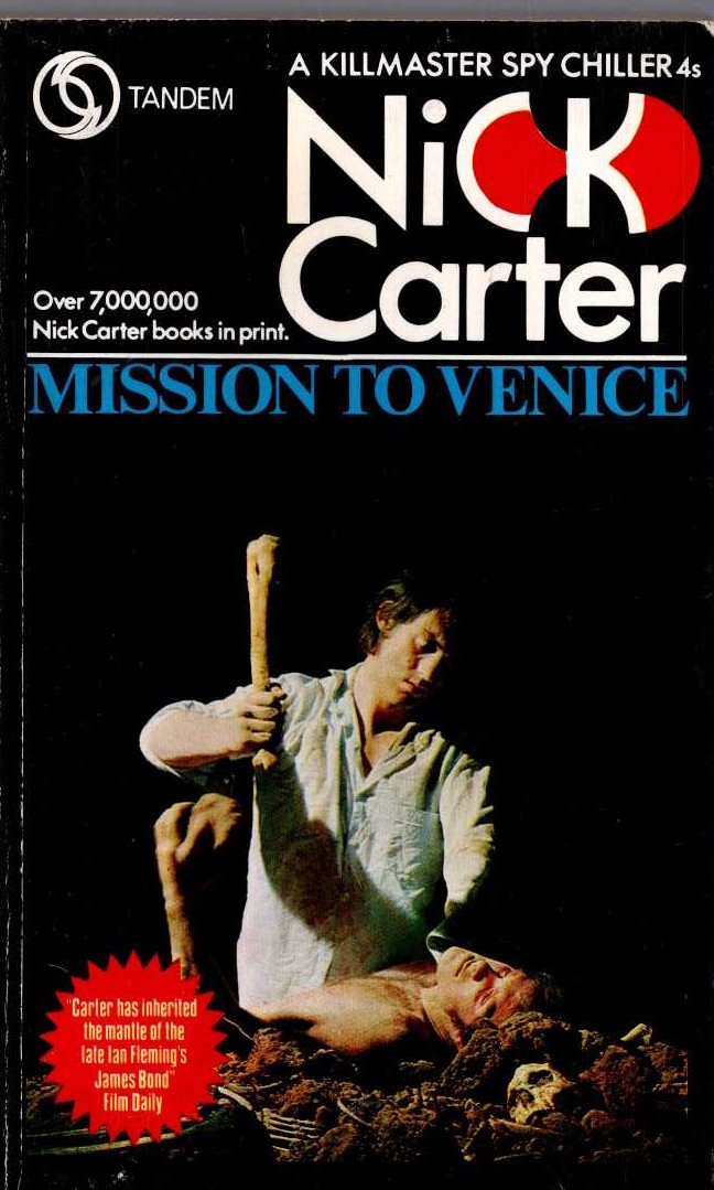 Nick Carter  MISSION TO VENICE front book cover image