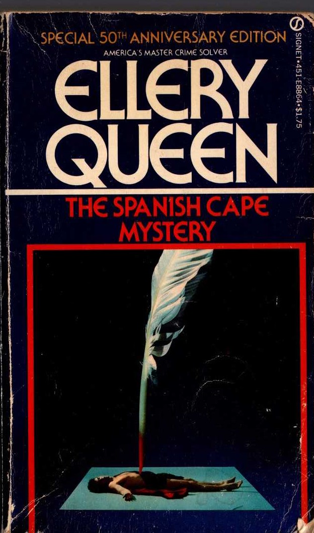 Ellery Queen  THE SPANISH CAPE MYSTERY front book cover image