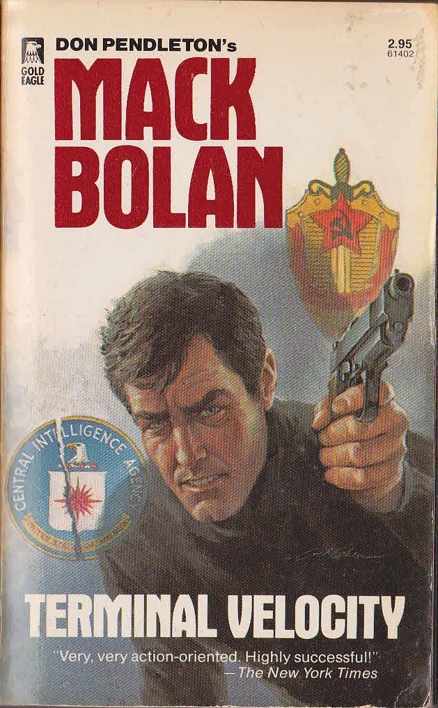 Don Pendleton  MACK BOLAN: TERMINAL VELOCITY front book cover image