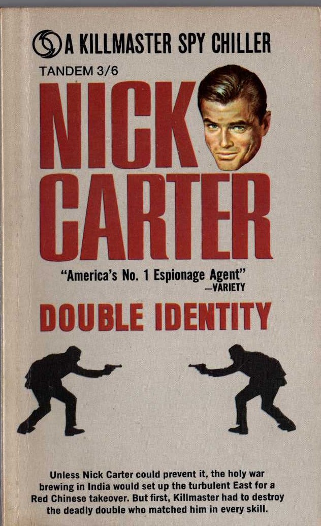 Nick Carter  DOUBLE IDENTITY front book cover image