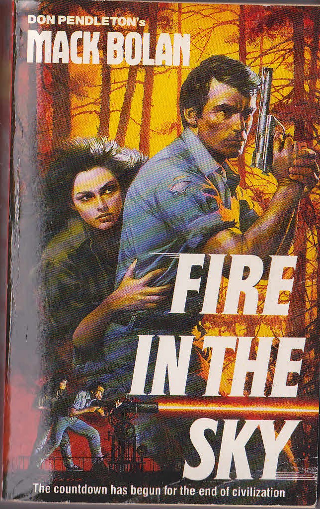 Don Pendleton  MACK BOLAN: FIRE IN THE SKY front book cover image